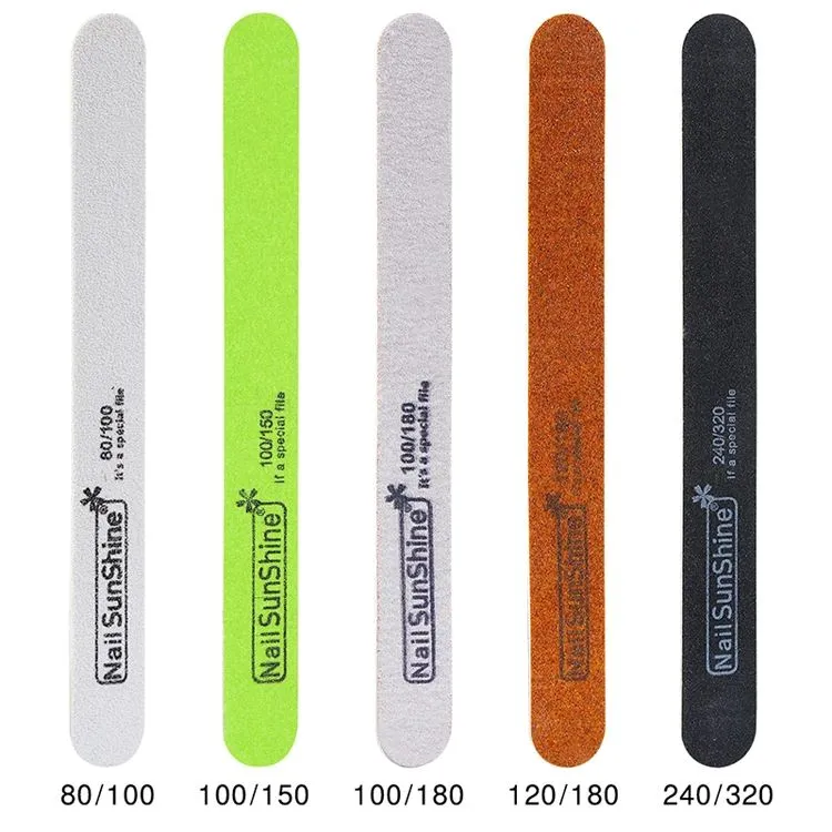 Double Side Nail Files Set 5pcs