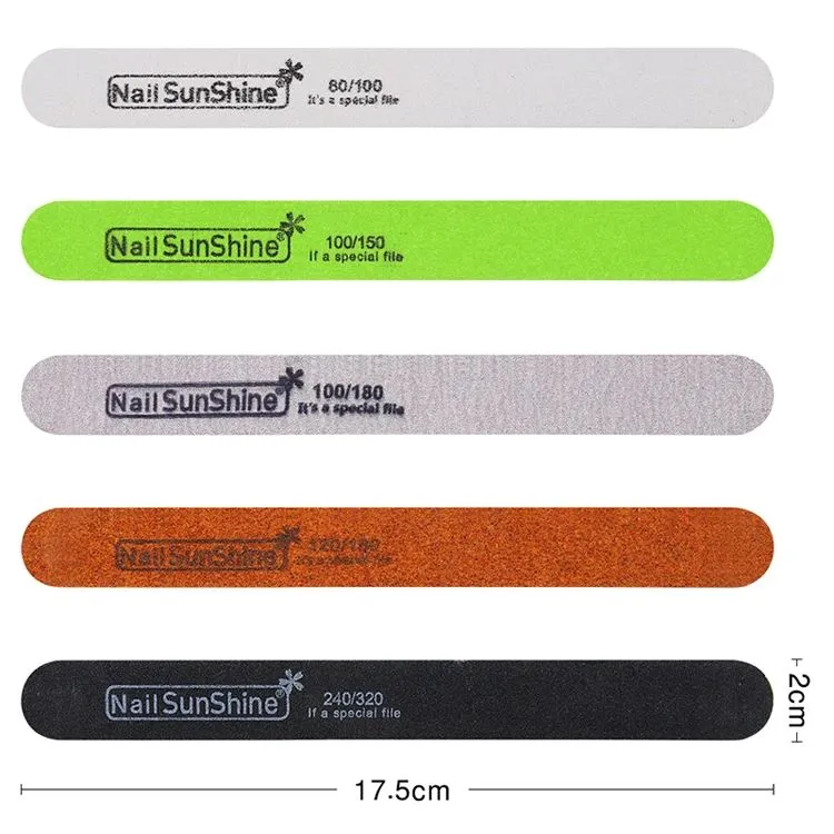 Double Side Nail Files Set 5pcs
