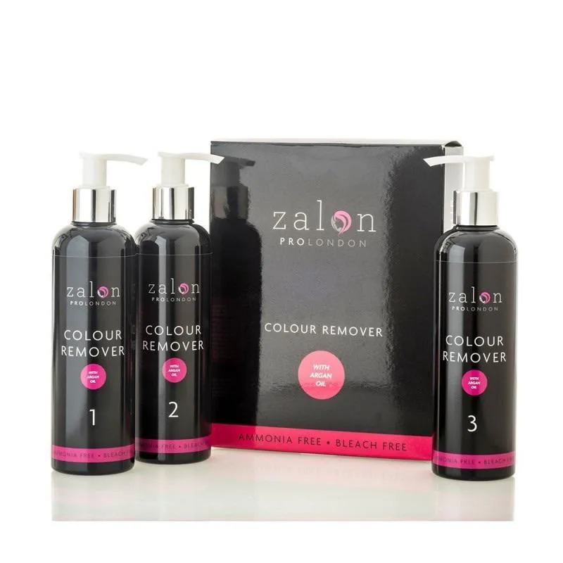 Zalon Pro London Colour Remover Salon Kit 3 x 250ml